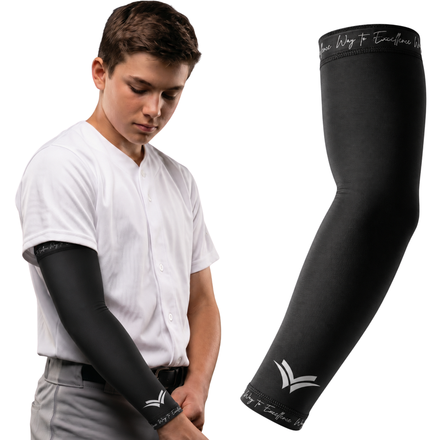 Black Baseball Arm Sleeve