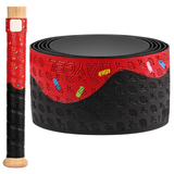Waycel Cherry Bomb Baseball Bat Grip Tape in red and black design