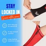 Waycel Cherry Bomb Arm Sleeve secure fit with anti slip grip and stretch comfort
