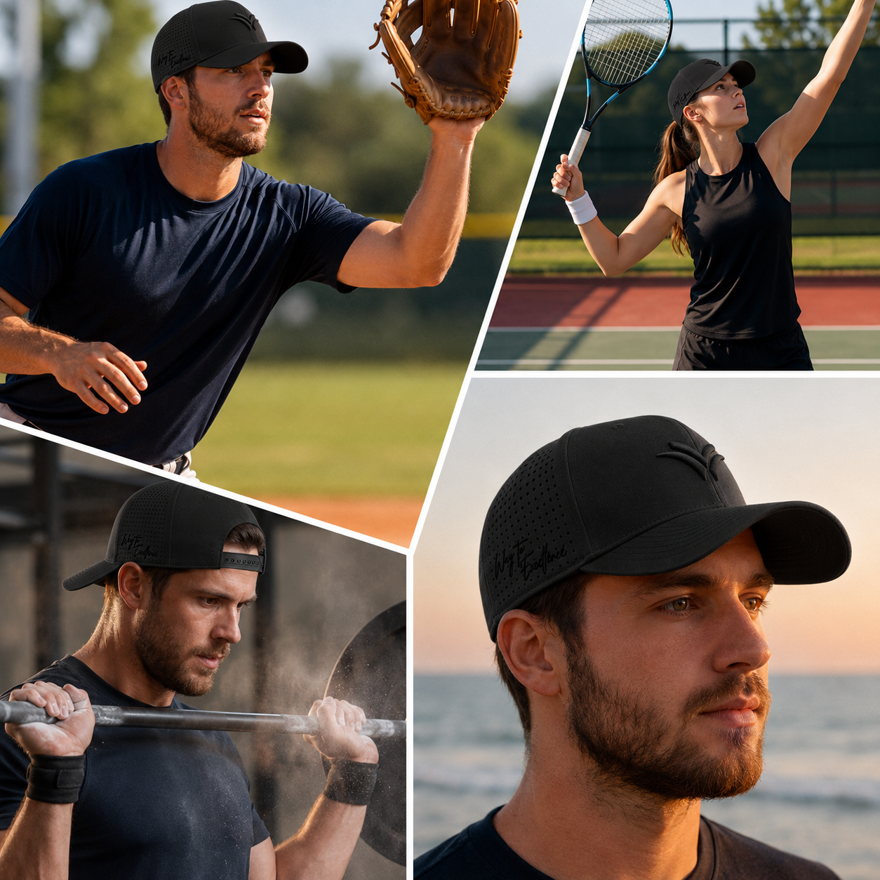 Airflow Black Cap
