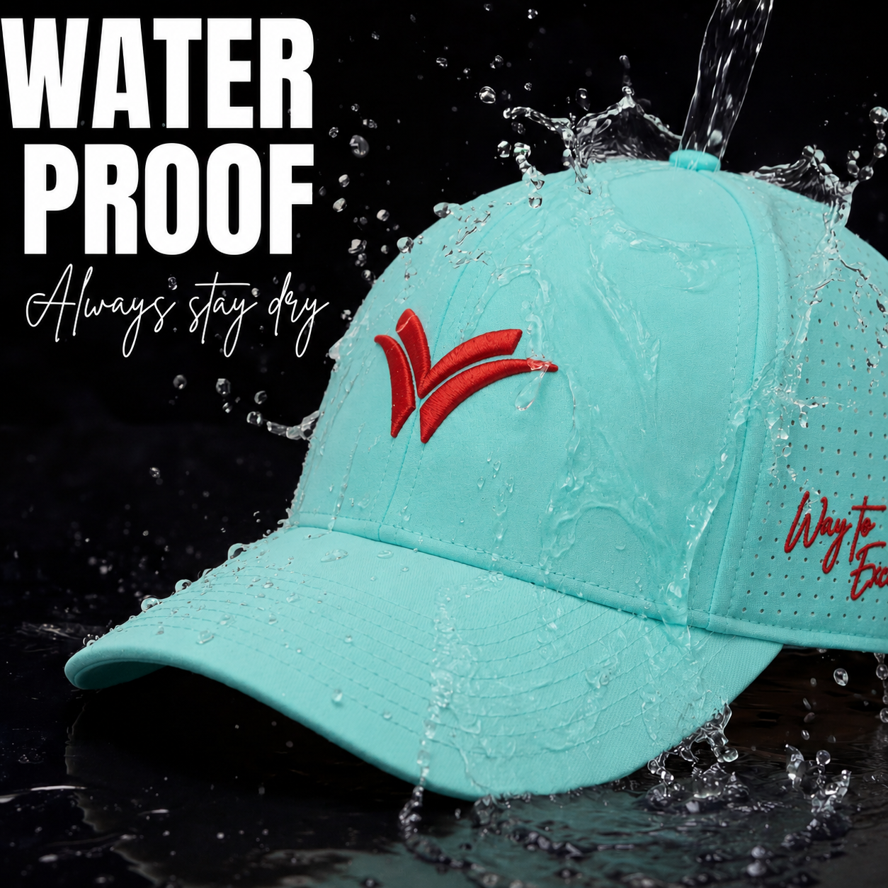 Airflow Turquoise Cap