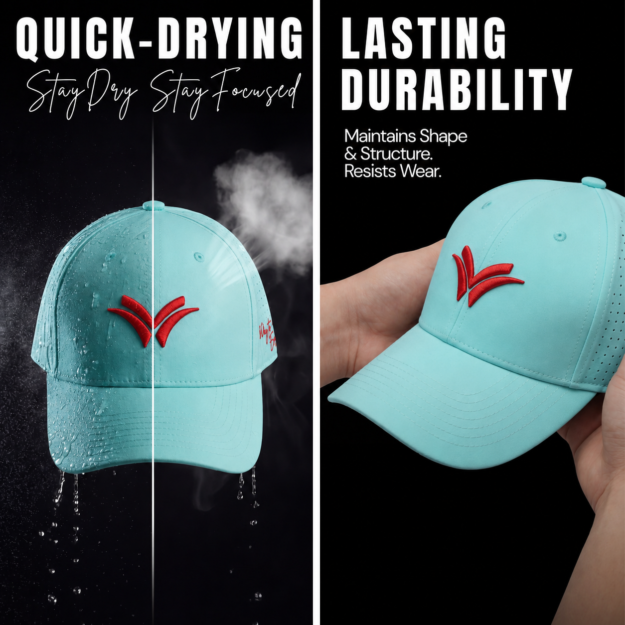 Airflow Turquoise Cap