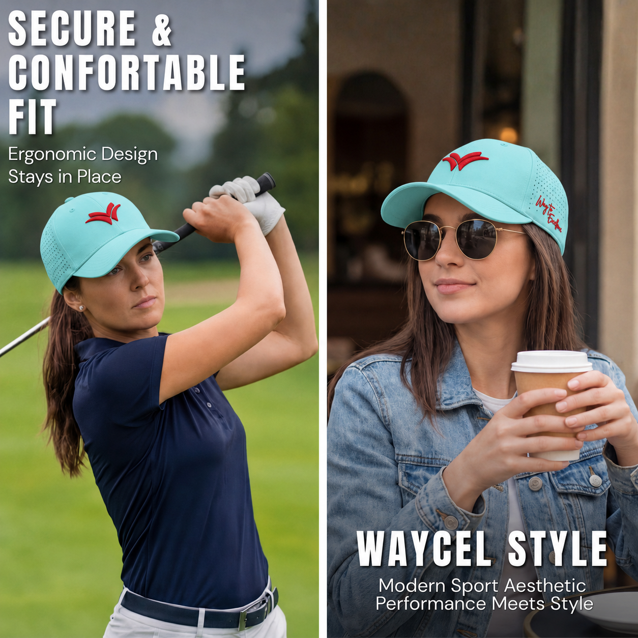 Airflow Turquoise Cap