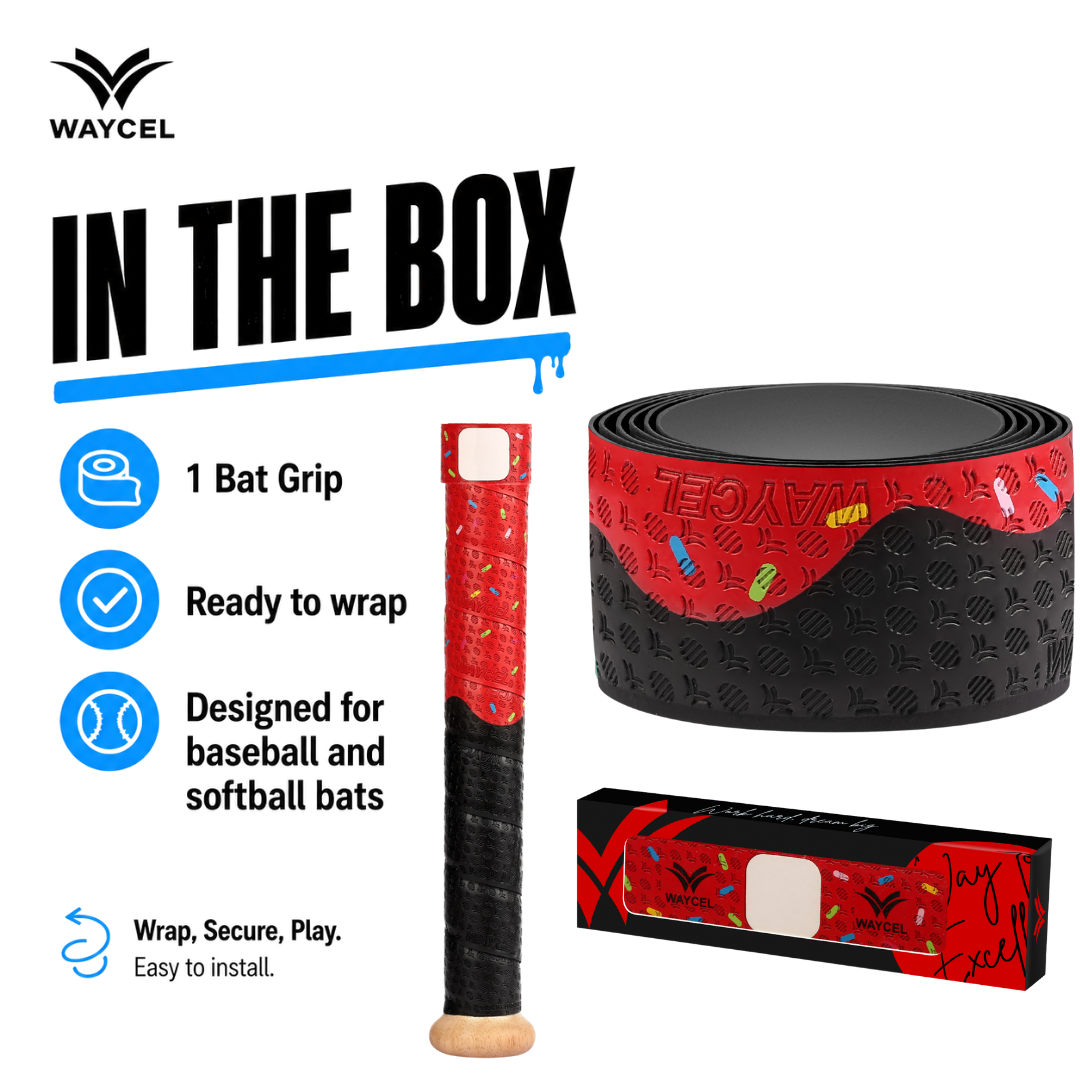 Cherry Bomb Baseball Bat Grip Tape