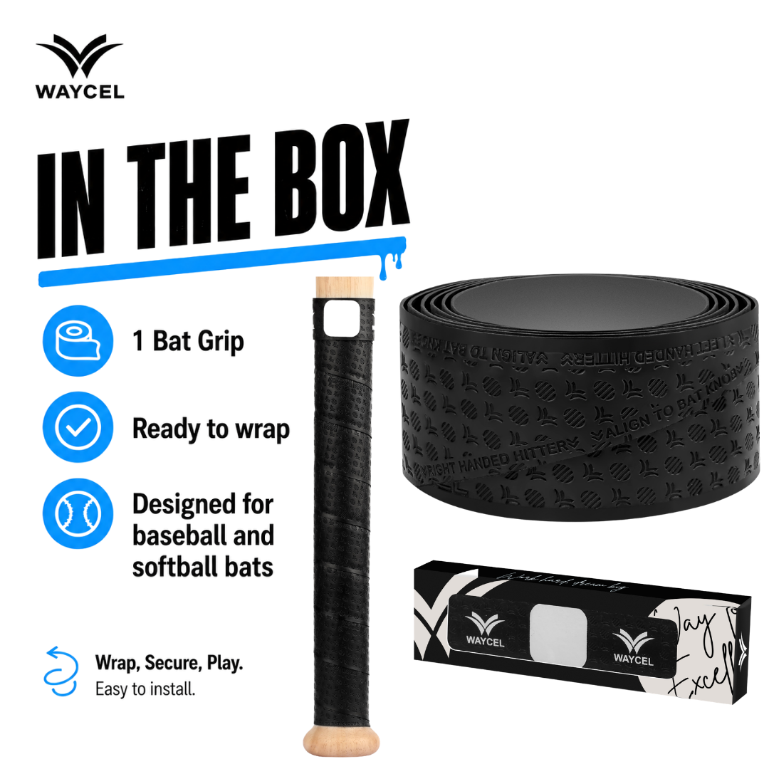 Black Baseball Bat Grip Tape