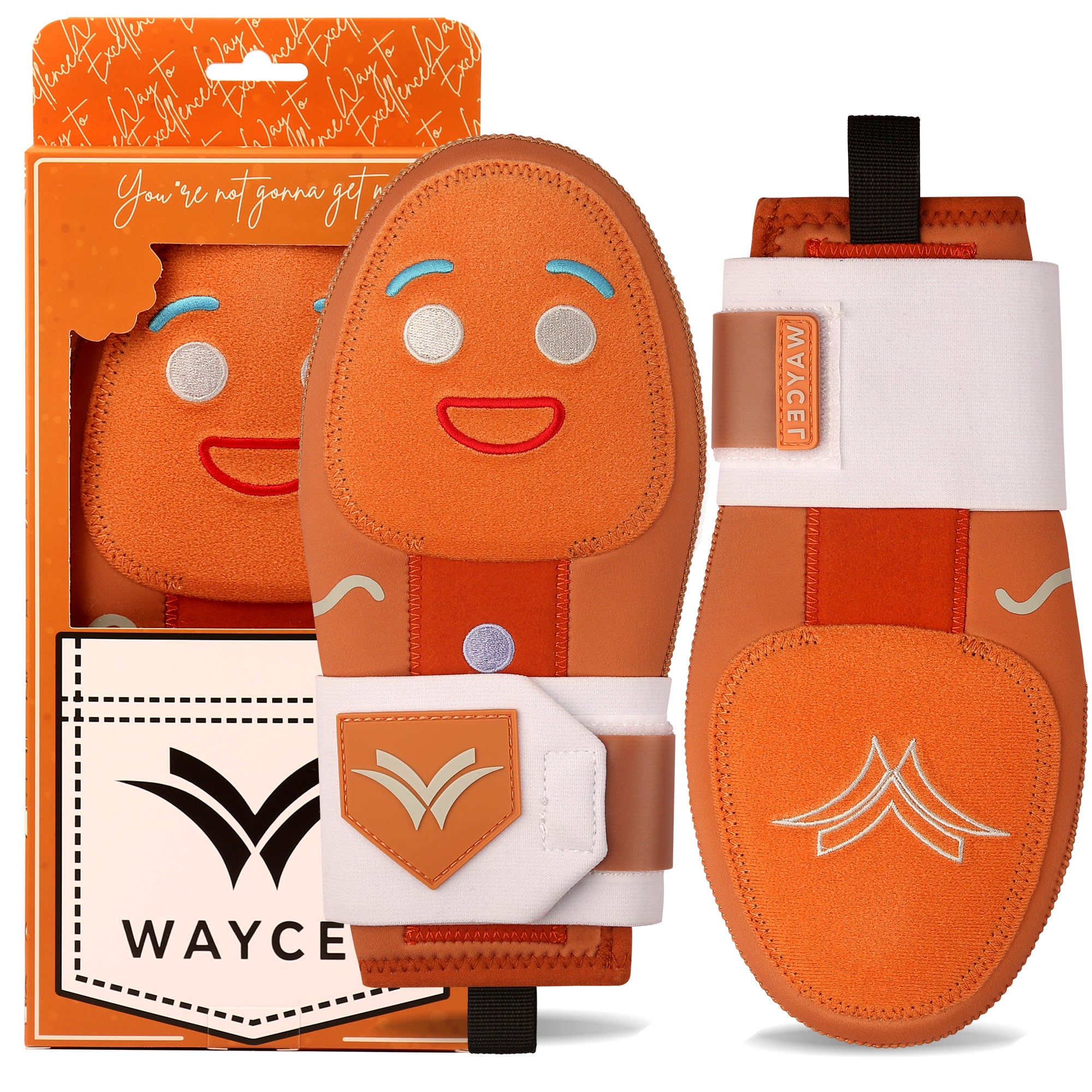 Gingerbread Man Baseball Sliding Mitt | Waycel